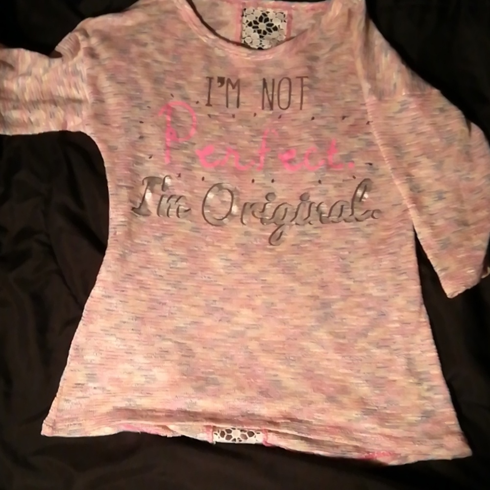 Belle du Jour Girls lightweight knit shirt